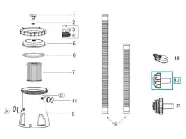 Bestway ulazni filter za bazen sa priključkom od 32mm