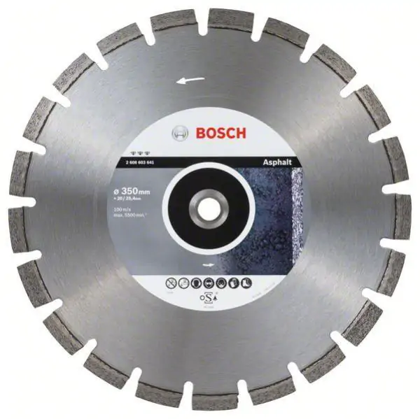 Bosch Dijamantska rezna ploča Best za asfalt 350 x 20/25,40 x 3,2 x 12 mm - proizvod na akciji