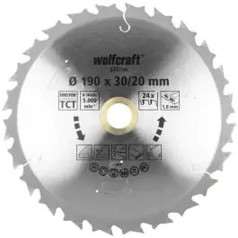 Wolfcraft 6553000 List za cirkular za drvo 254x30x3.2mm