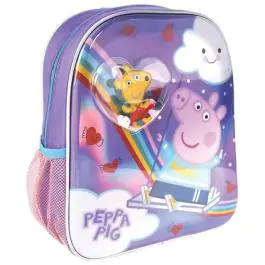 Ranac predškolski sa konfetama Peppa Pig Cerda 2100003453 ljubičasti