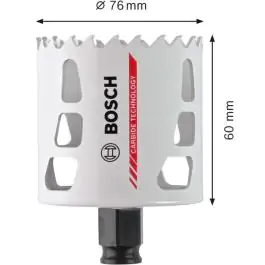 Bosch Kruna za bušenje od 76 mm Endurance for Heavy Duty Carbide Bosch