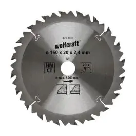 Wolfcraft 6733000 List kružne testere cirkulara, 160x20x2.4mm