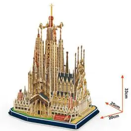 3D puzle Sagrada Familia, 184 dela Revell