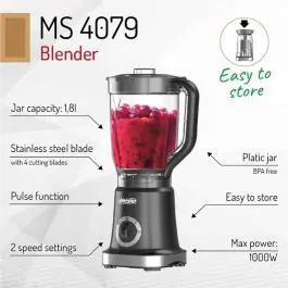 MESKO MS4079R blender 1.8L crni