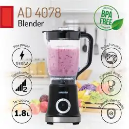 MESKO MS4079R blender 1.8L crni