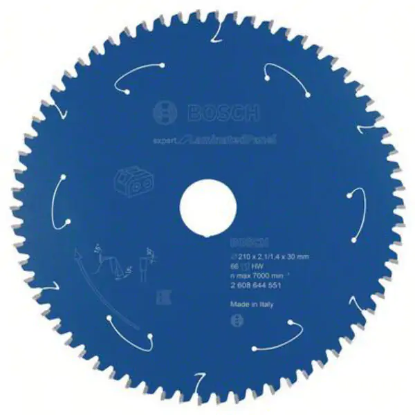 Bosch 2608644551 Expert for Laminated Panel list kružne testere za akumulatorske testere 210x2.1/1.4x30 T66