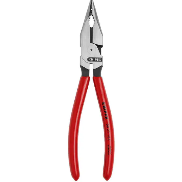 Knipex 08 21 185 Kombinovana špic klešta 185mm, sa gumiranim ručkama