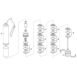 Stanley SXUP1000XWE dubinska potopna pumpa za bunare, 1000W, max 55m, Inox