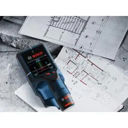 Bosch Wallscanner D-tect 200 C detektor struje - kablova pod naponom sa torbom, 0601081600 - Dual power source: moguć je rad sa 12V/10,8V LI akumulatorom kao i sa standardnim alkalnim baterijama