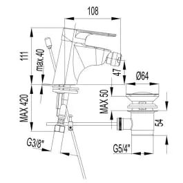 HERZ Baterija za bide INFINITY I50 pileta