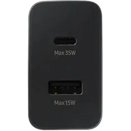 Samsung ultra brzi kućni punjač 35W DUO TipC + USB A crni