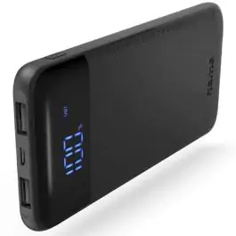 Hama LED10 Power Pack, 10000 MAh, USB-C, USB-A