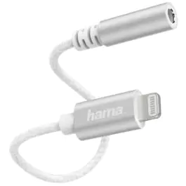 Hama IPhone Lightning adapter na 3.5mm ženski džek beli