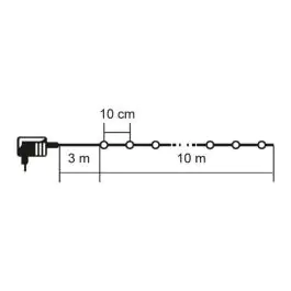 Lampice za jelku sa 100 višebojnih LED dioda ML-C2003