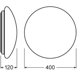 Osram LED plafonjera senzor pokreta 40cm 24W 4000K IP44