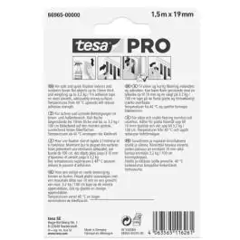 Traka dvostrano lepljiva providna PRO 19mm - 5m Tesa