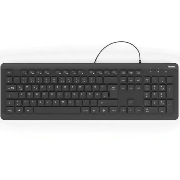 Hama KC-600 vodootporna tastatura sa kablom crna