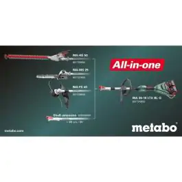 Metabo akumulatorski multifunkcijski trimer MA 36-18 LTX BL Q