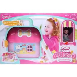 Boneca lutka set radnja za pse QL045 Pet shop