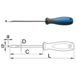 Odvijač TBI pljosnati 605TBI 0.5 x 3 UNIOR