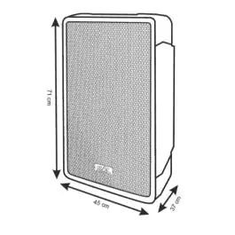 Bluetooth aktivna zvučna kutija sa konekcijom 250W Sal