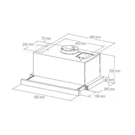 Aspirator TWISTER crni 105W Home