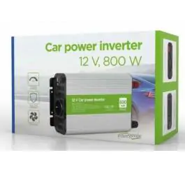 Inverter EG-PWC800-01 12V DC/AC 800W+USB port Gembird