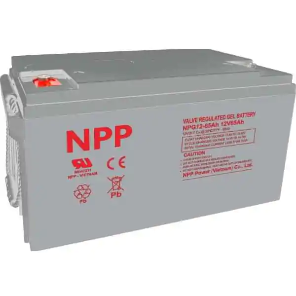 NPP NPG12V-65Ah, GEL baterija-akumulator