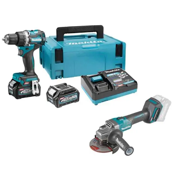 Makita komplet aku alata XGT 40V DF002GD201+GA005GZ