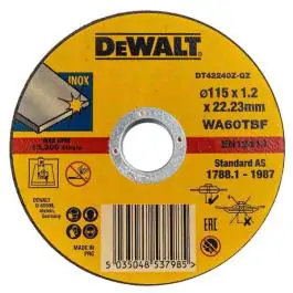 DeWalt DT42335TZ Rezna ploča 115x1,2mm 10 komada