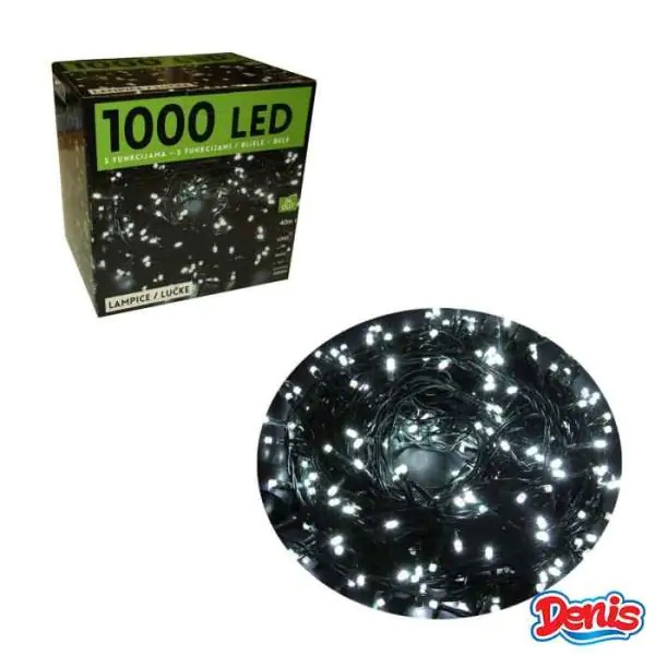 Led lampice 1000 kom 35m