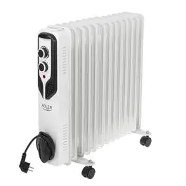 Uljani radijator sa 13 rebara 2500 W sa termostatom beli AD7818 Adler