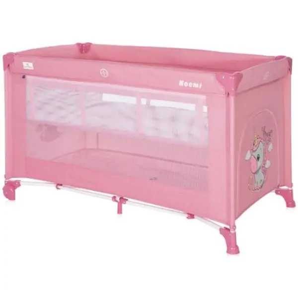 Lorelli prenosivi krevetac Noemi 2 Nivoa rose velvet unicorni