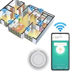 Wi-Fi smart senzor dima sa sirenom WFS-SM04A