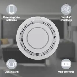 Wi-Fi smart senzor dima sa sirenom WFS-SM04A