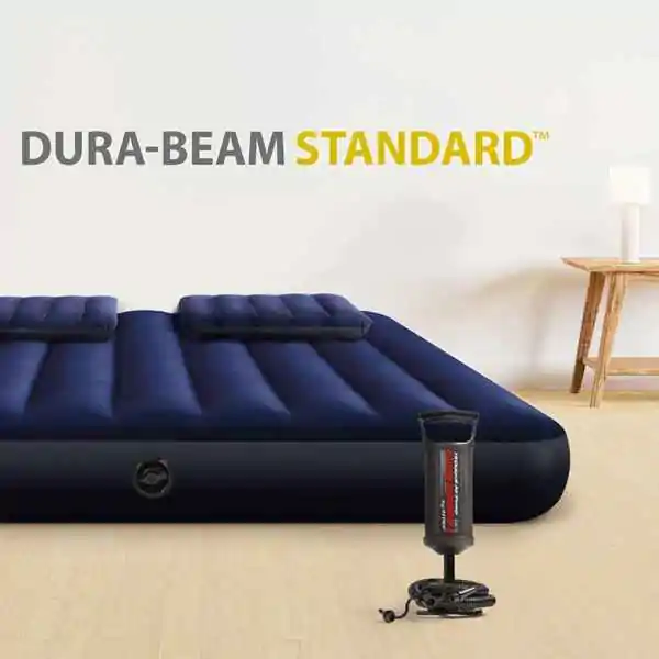 Intex vazdušni krevet 152x203x25cm sa jastucima i pumpom 64765