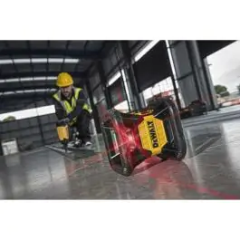 DeWalt DCE079D1R Rotacioni laser + prijemnik + nosač