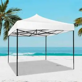 Gazebo sklopivi baštenski paviljon 3x3m beli