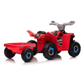 Dečiji Motor ATV na baterije sa prikolicom TS-039 crveni