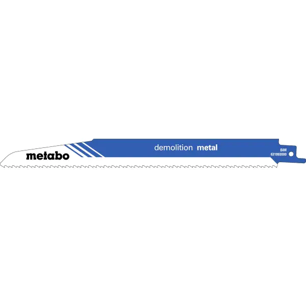 Metabo 5 listova recipro testere "DEMOLITION METAL" 225 x 1,6 mm