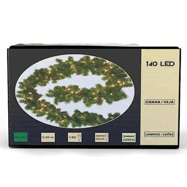 Girlanda sa 140 LED lampica 5,40 m