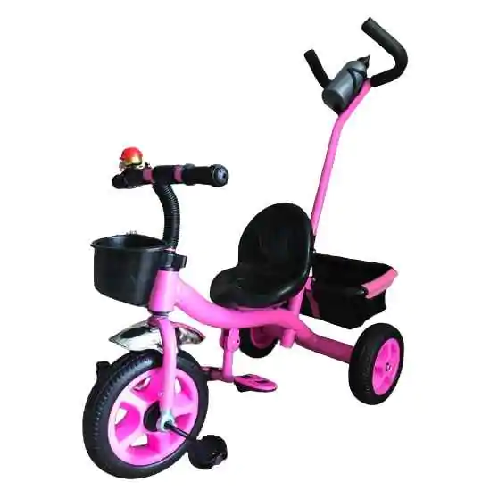 Tricikl sa ručkom i termosom TS4103 roze