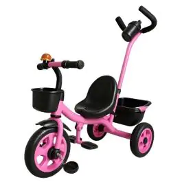 Tricikl sa ručkom i termosom TS4103 roze