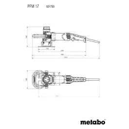 Metabo PFM 17 mašina za skidanje varova