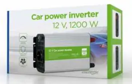 EG-PWC1200-01 Gembird 12V Auto inverter DC/AC 1200W+USB port