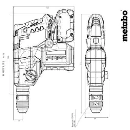 Metabo KH 18 LTX BL 28 Q akumulatorski SDS plus kombi čekić Solo