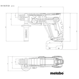 Metabo KH 18 LTX 24 SDS-plus Akumulatorska Bušilica Solo