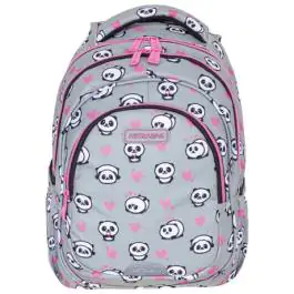 Ranac djački anatomski 3zipa AB330 Panda 24.Astrabag 502024010 sivi