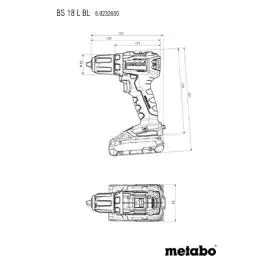 Metabo Akumulatorska Bušilica Zavrtač BS 18 L BL (602326890)