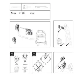 Usisni sakupljač prašine za bušenje, do 70 mm FESTA